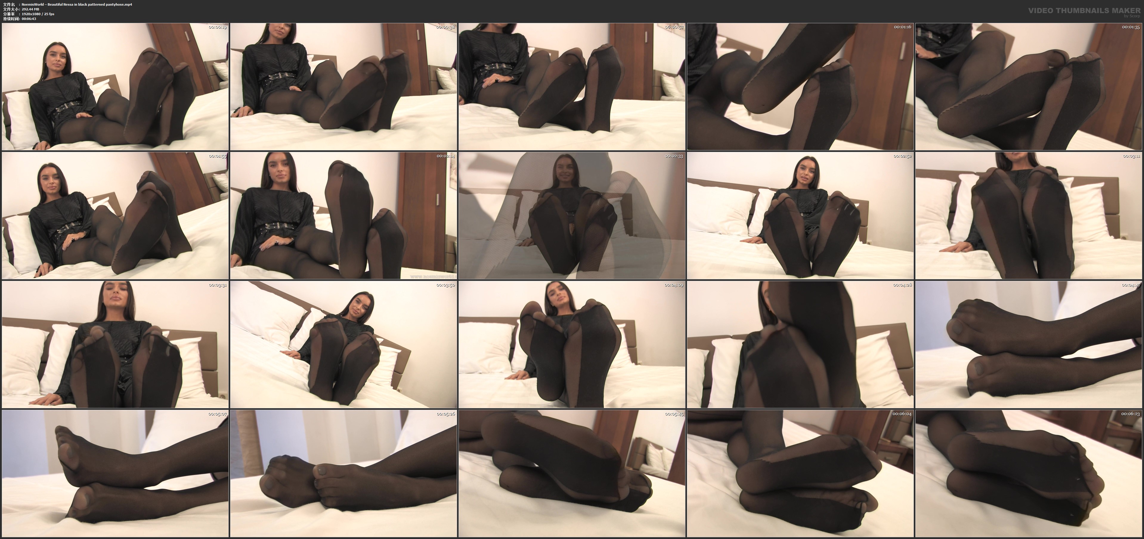 NoemisWorld C Beautiful Nessa in black patterned pantyhose.mp4.jpg