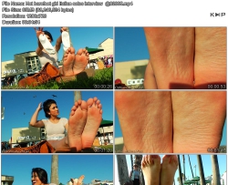 Hot barefoot girl Italian soles interview