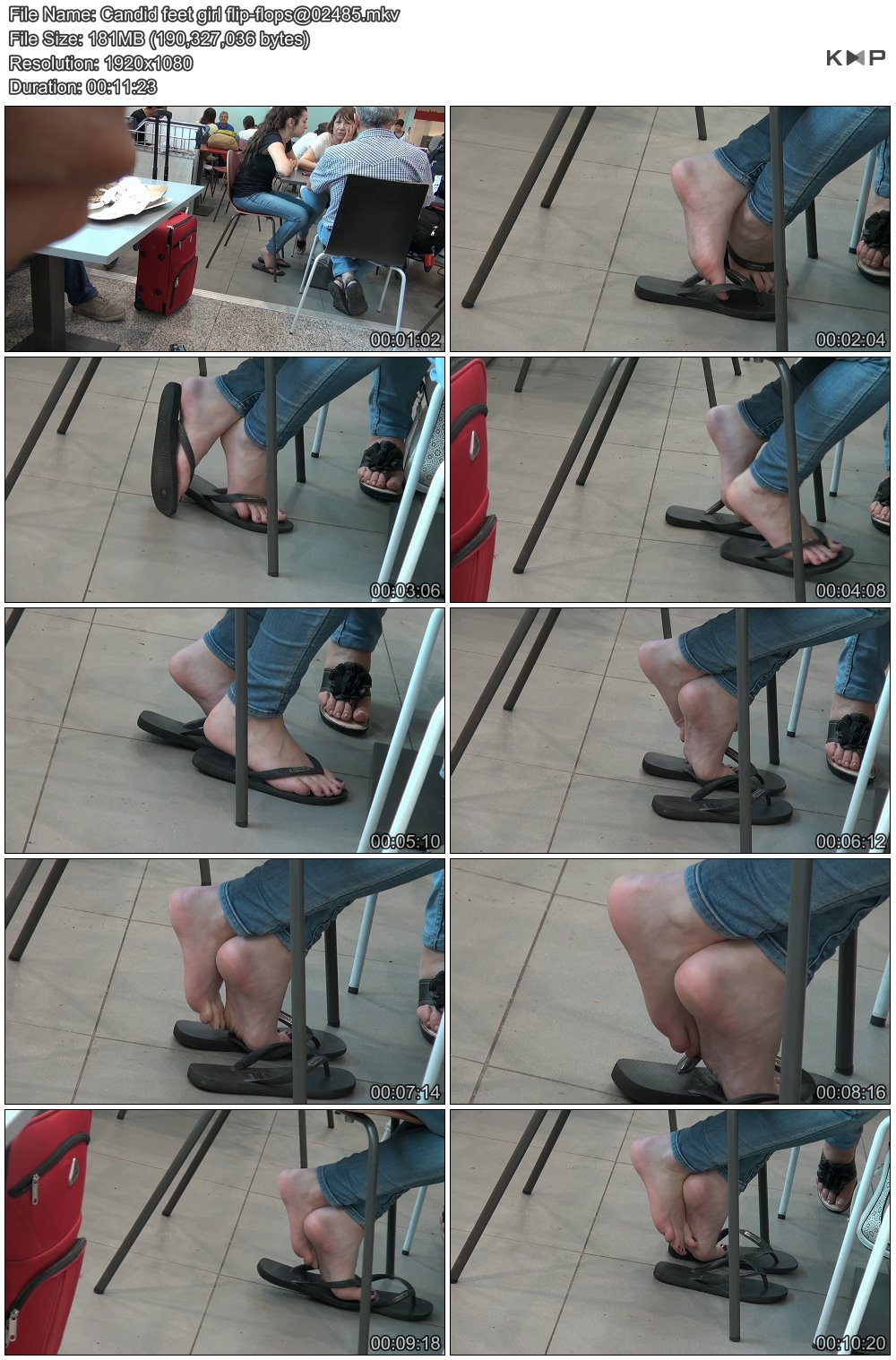 Candid feet girl flip-flops@02485.JPG