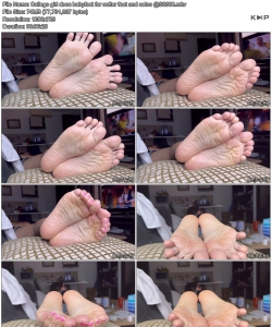 College girl does babyfoot for softer feet and soles