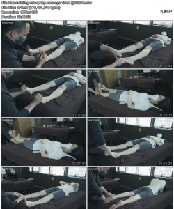 falling asleep leg massage video